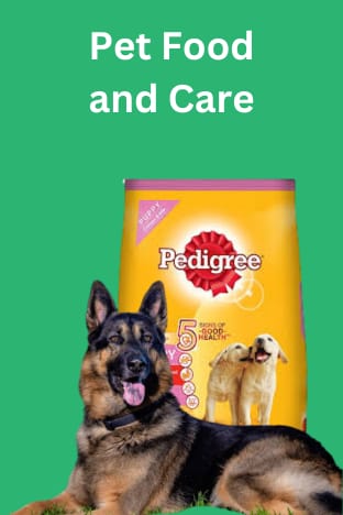 pet foods and pet care image